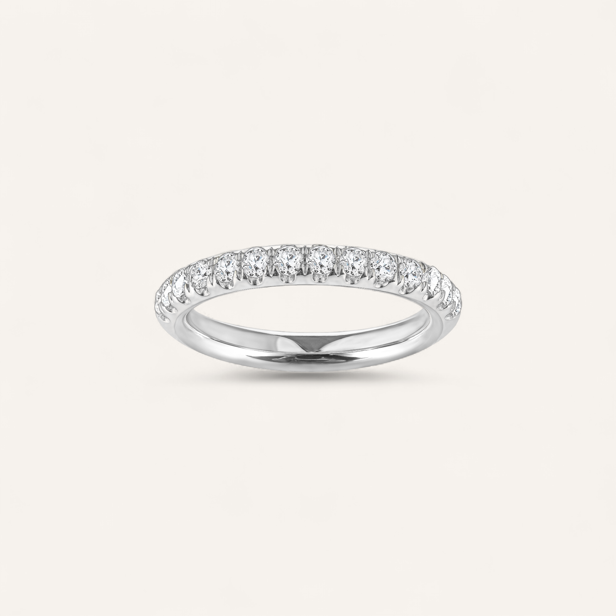 HALV PAVÉ RING