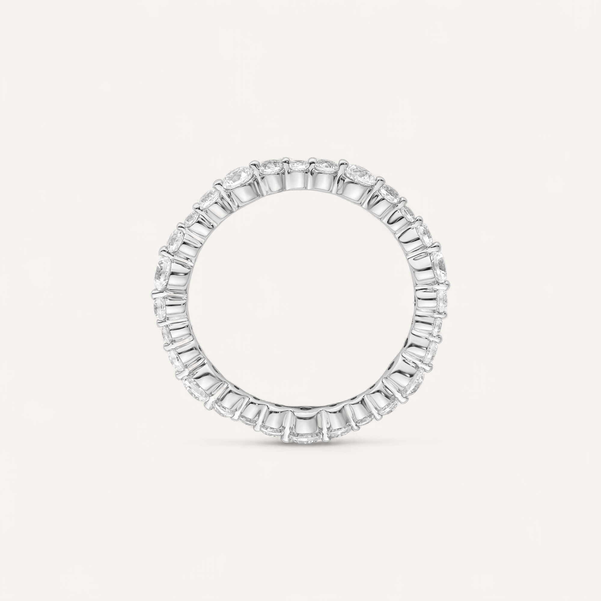 RÊVE ETERNITY RING I 14K GULD MED DIAMANTER (1 CT), STR. 54