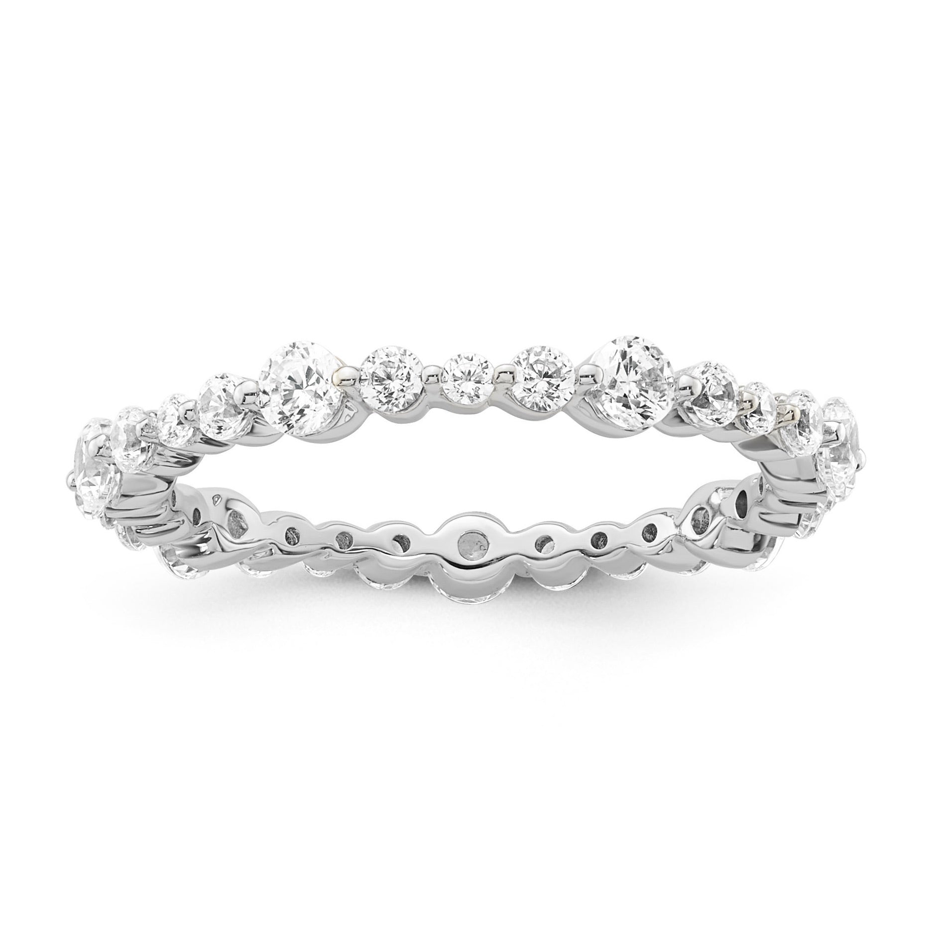 ASYMMETRISK ETERNITY RING