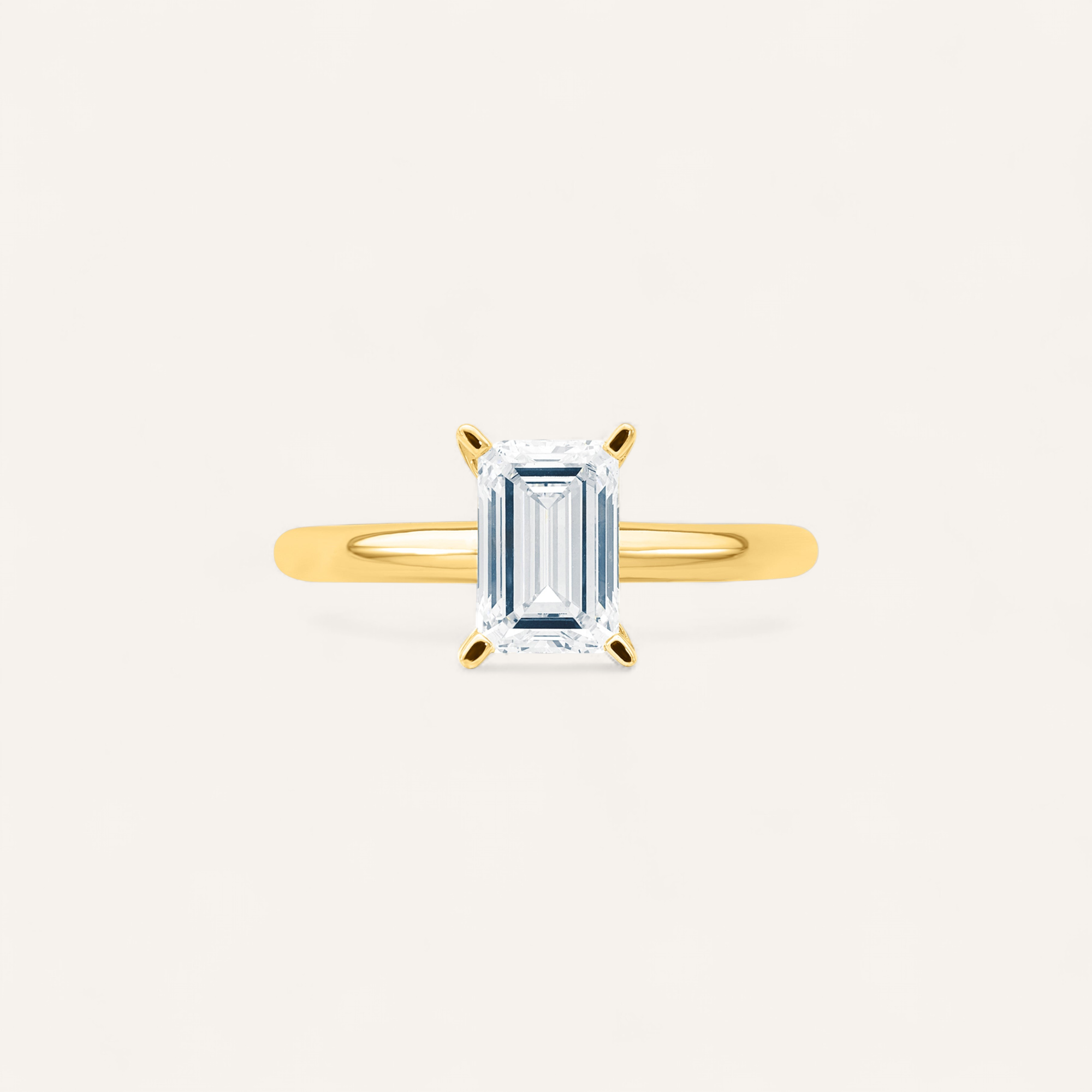 ÉCLAT SOLITAIRERING I 14K GULD MED DIAMANT (1.51 CT), STR. 54