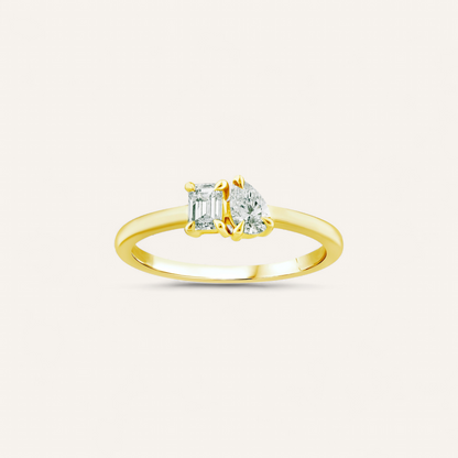 DEUX PIERRE TOI ET MOI RING