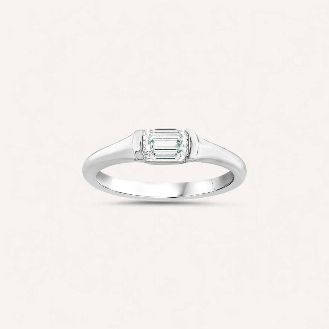 RECTANGLE SOLITAIRE RING