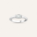 RECTANGLE SOLITAIRE RING