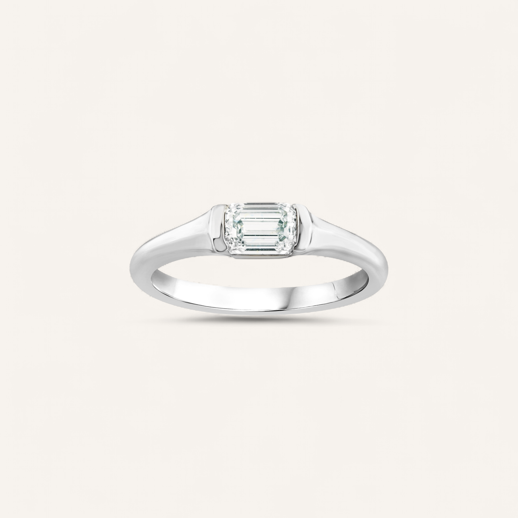 RECTANGLE SOLITAIRE RING