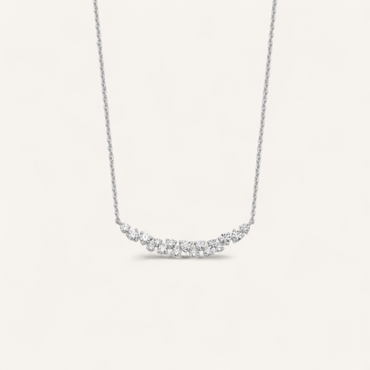 FÉE HALSKÆDE I 14K HVIDGULD MED DIAMANTER (0.8 CT), 45 cm