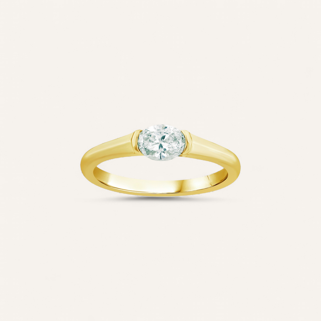 CERCLE SOLITAIRE RING