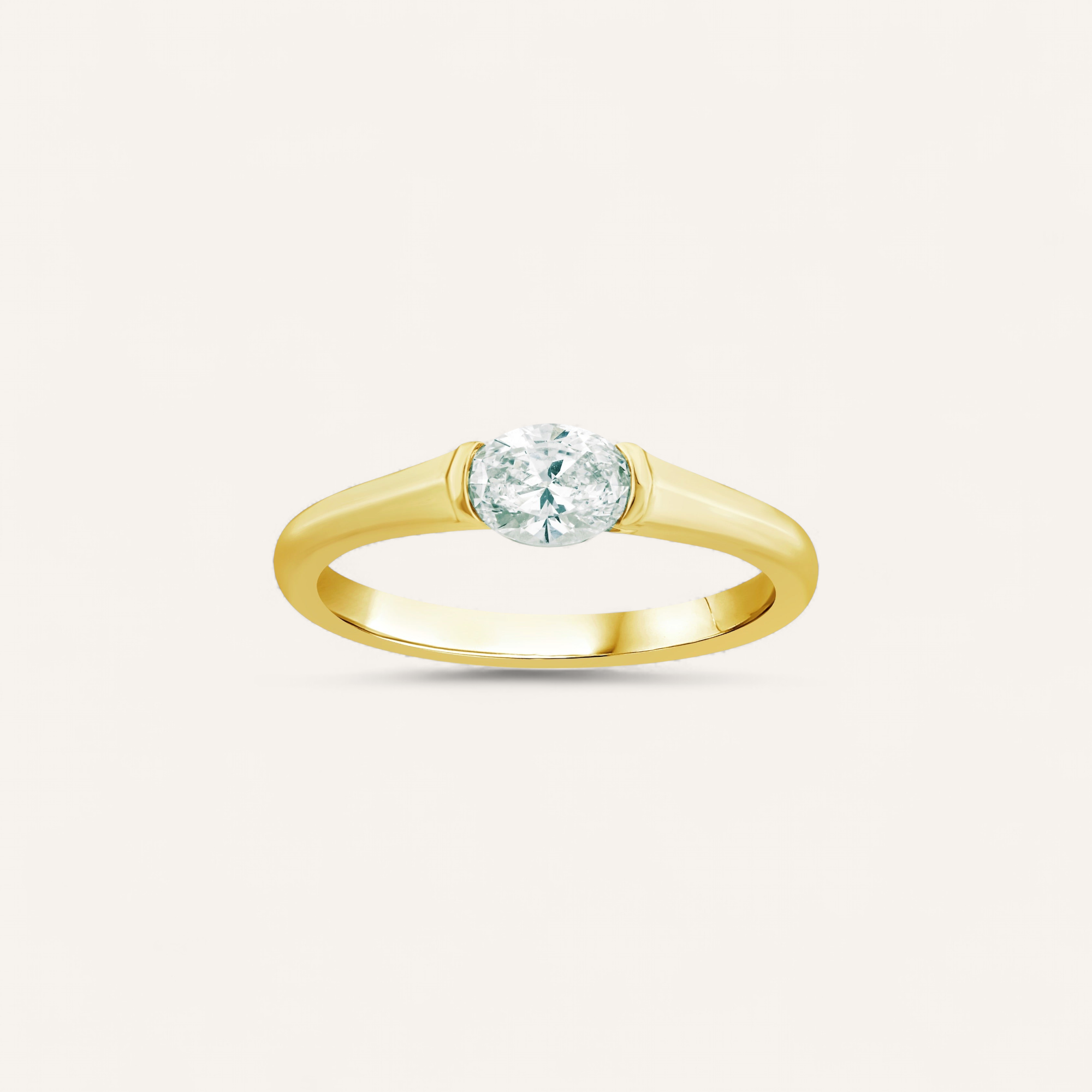 CERCLE SOLITAIRE RING