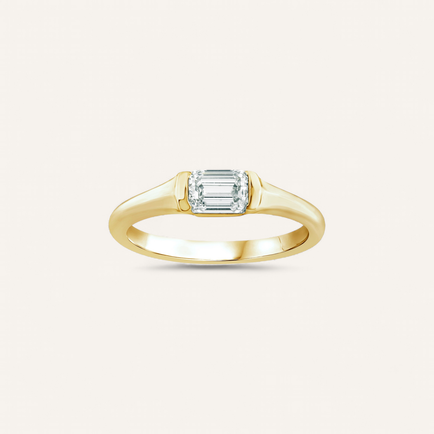 RECTANGLE SOLITAIRE RING