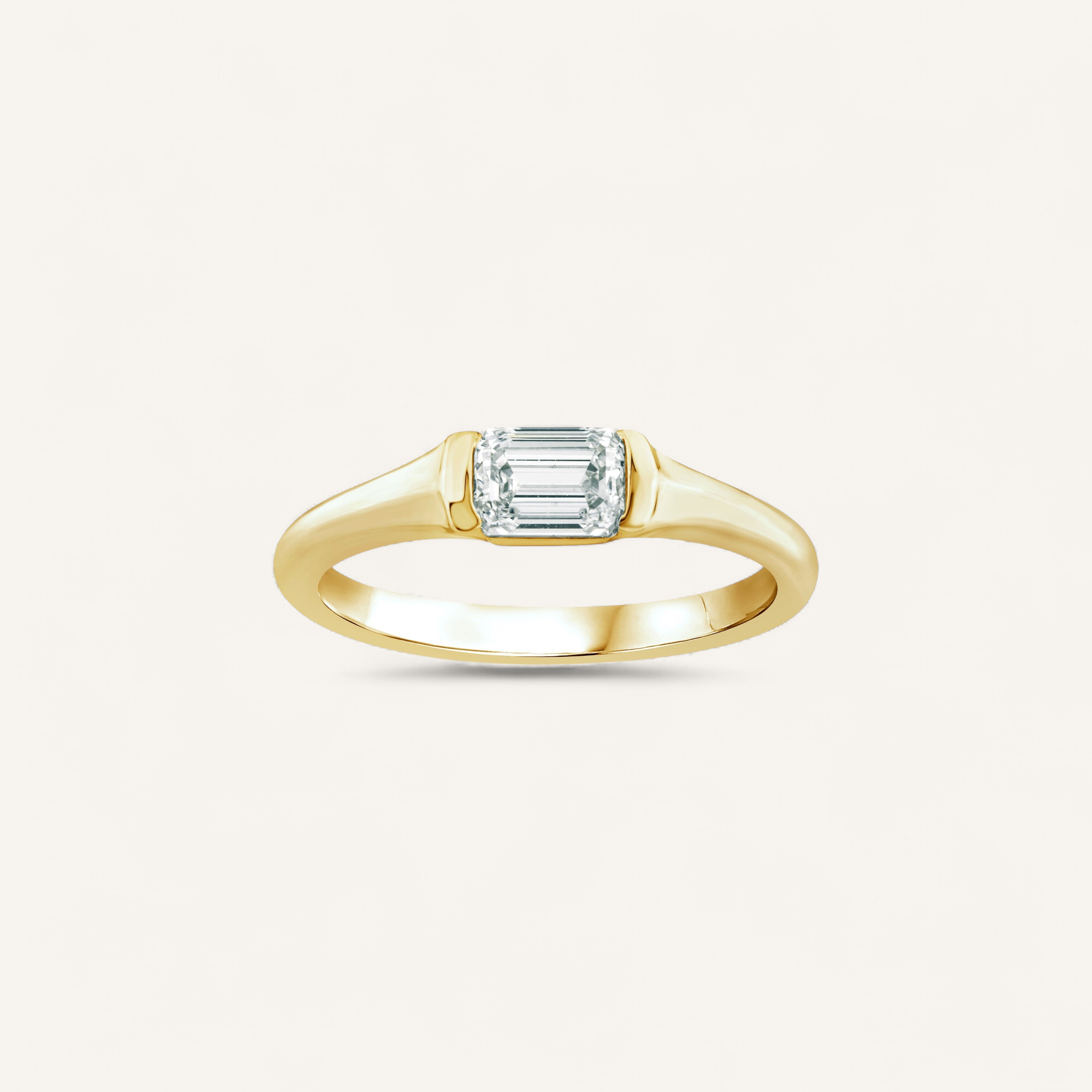 RECTANGLE SOLITAIRE RING