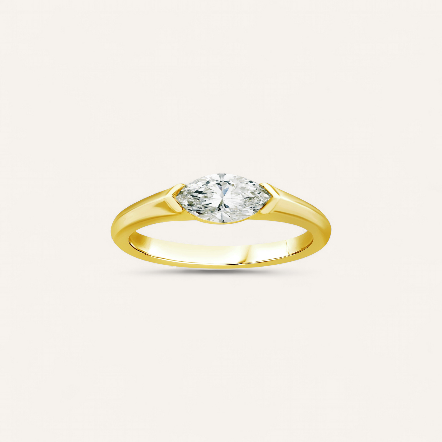 OVAL SOLITAIRE RING