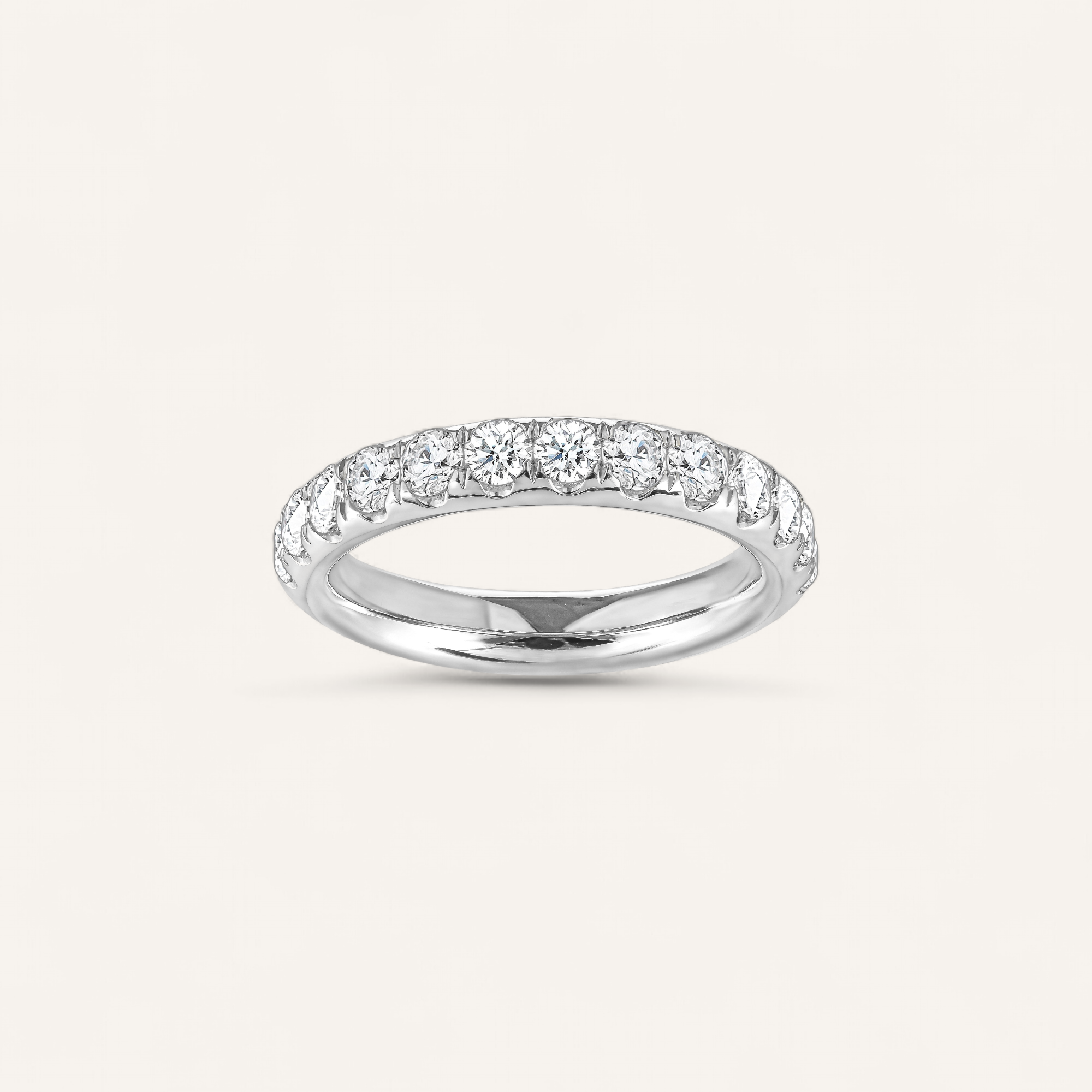 HALV PAVÉ RING