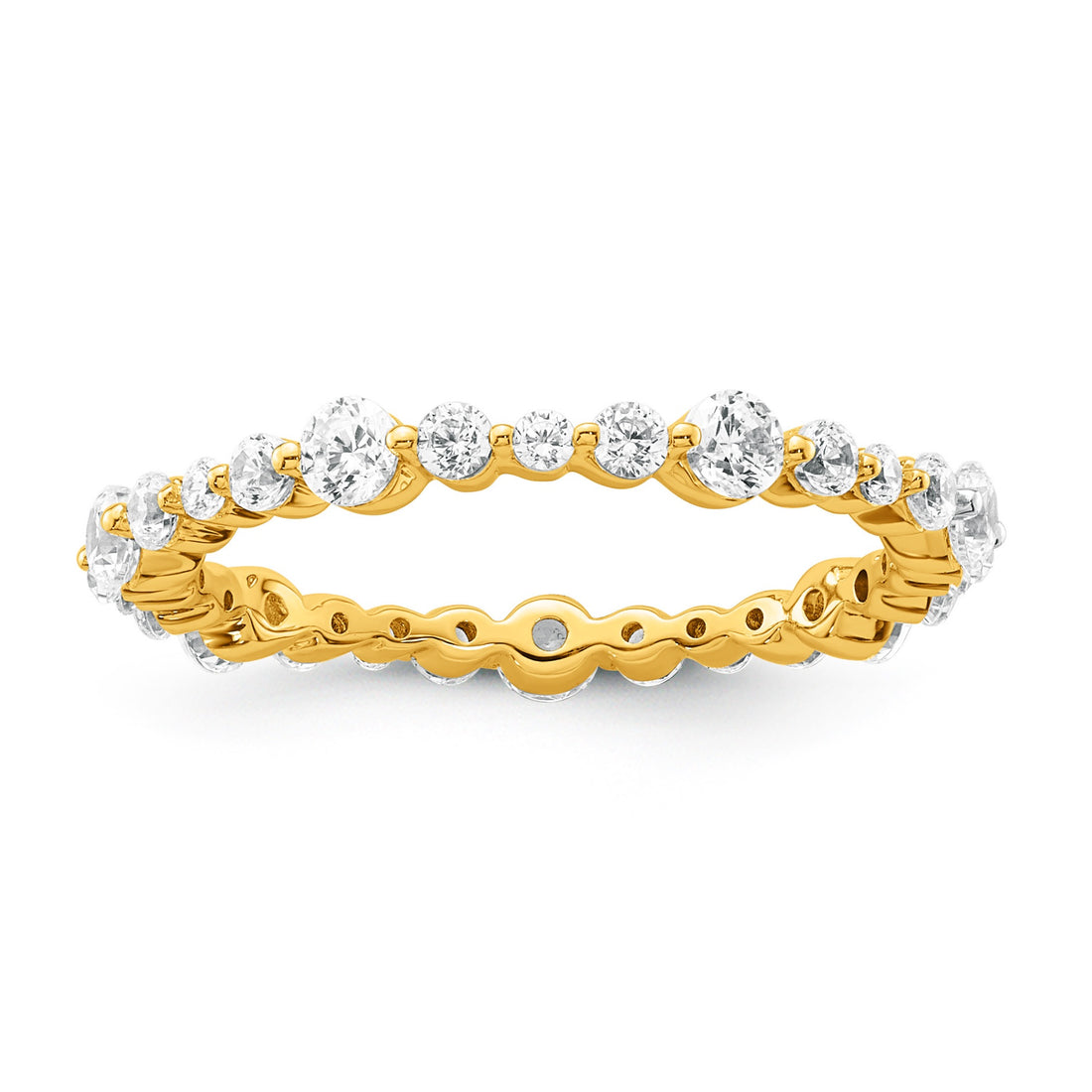 ASYMMETRISK ETERNITY RING