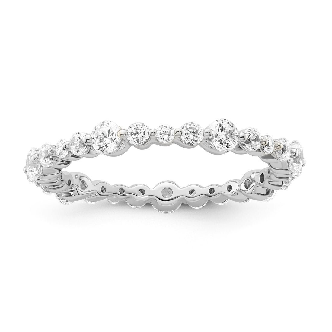 ASYMMETRISK ETERNITY RING