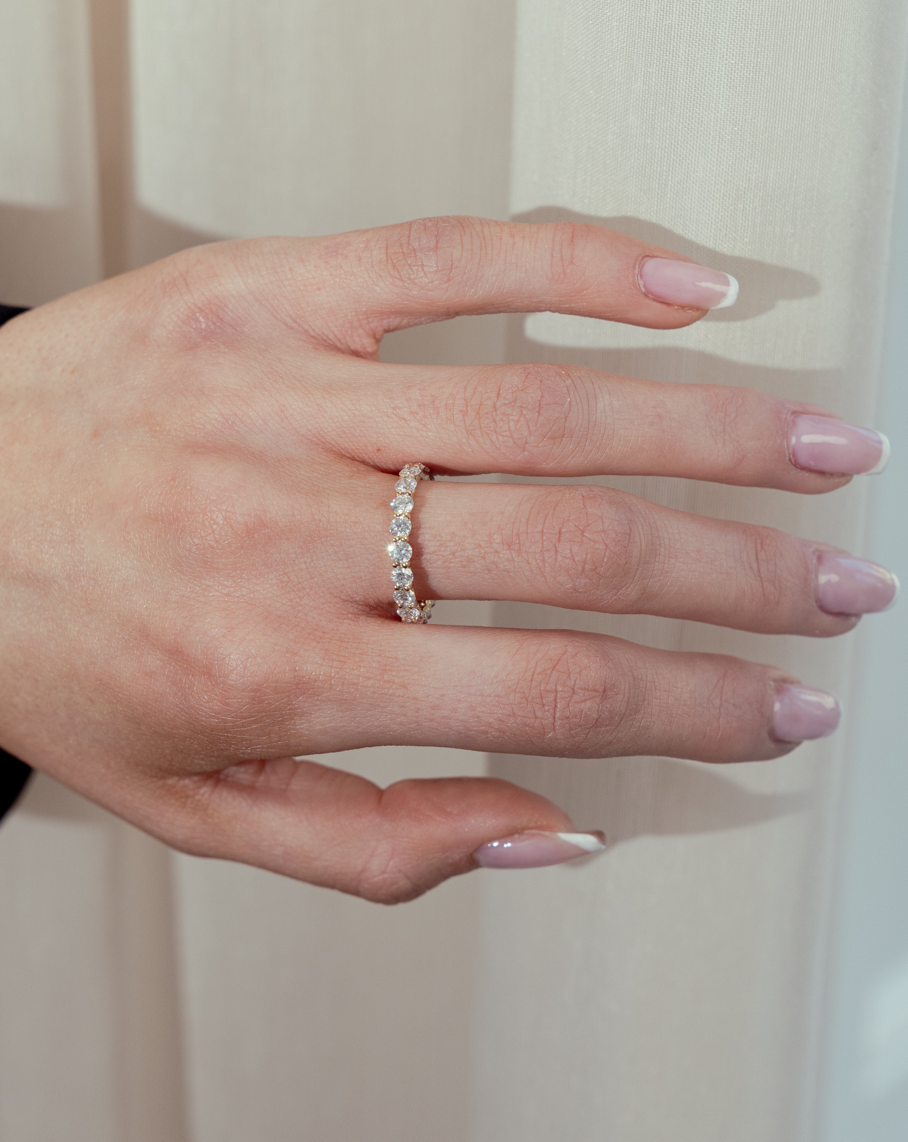 ALLIANCERING I 14K GULD MED DIAMANTER (2.0 CT), STR. 55