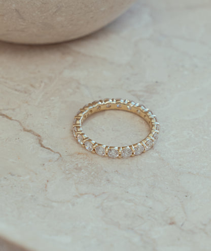 ALLIANCERING I 14K GULD MED DIAMANTER (2.0 CT), STR. 55