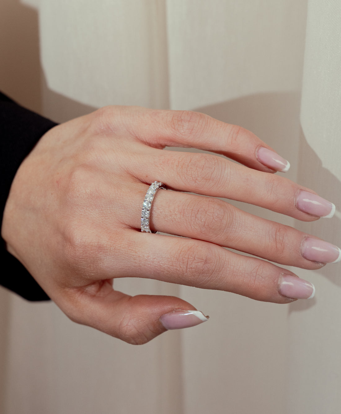 FULL PAVÉRING I I 14K HVIDGULD MED DIAMANTER (2.0 CT), STR. 54