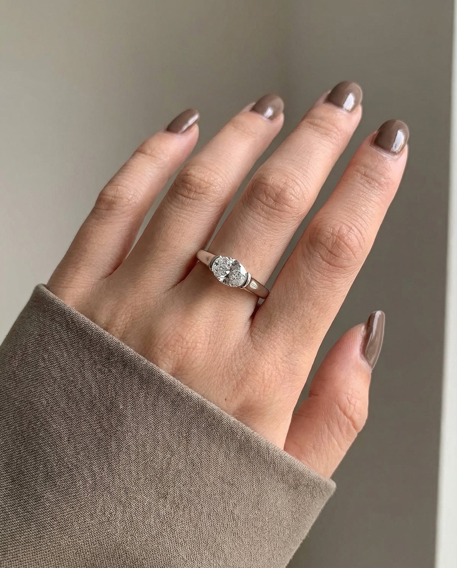 CERCLE SOLITAIRE RING