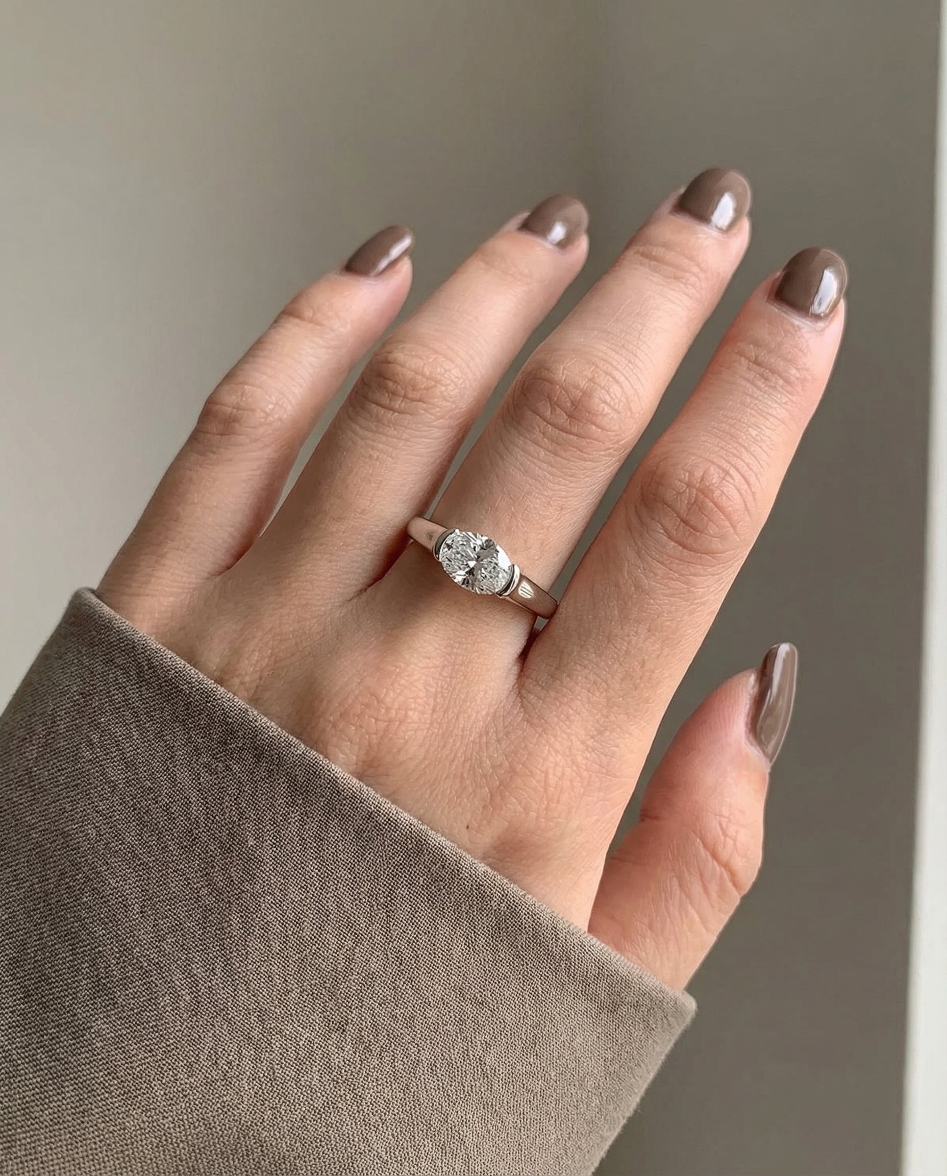 CERCLE SOLITAIRE RING