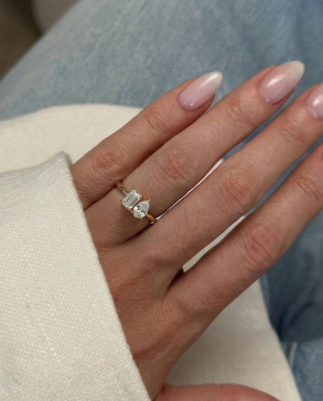 DEUX PIERRE TOI ET MOI RING