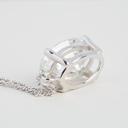 ANKERKÆDE HALSKÆDE I 14K HVIDGULD MED DIAMANT (3.01 CT), 42 CM